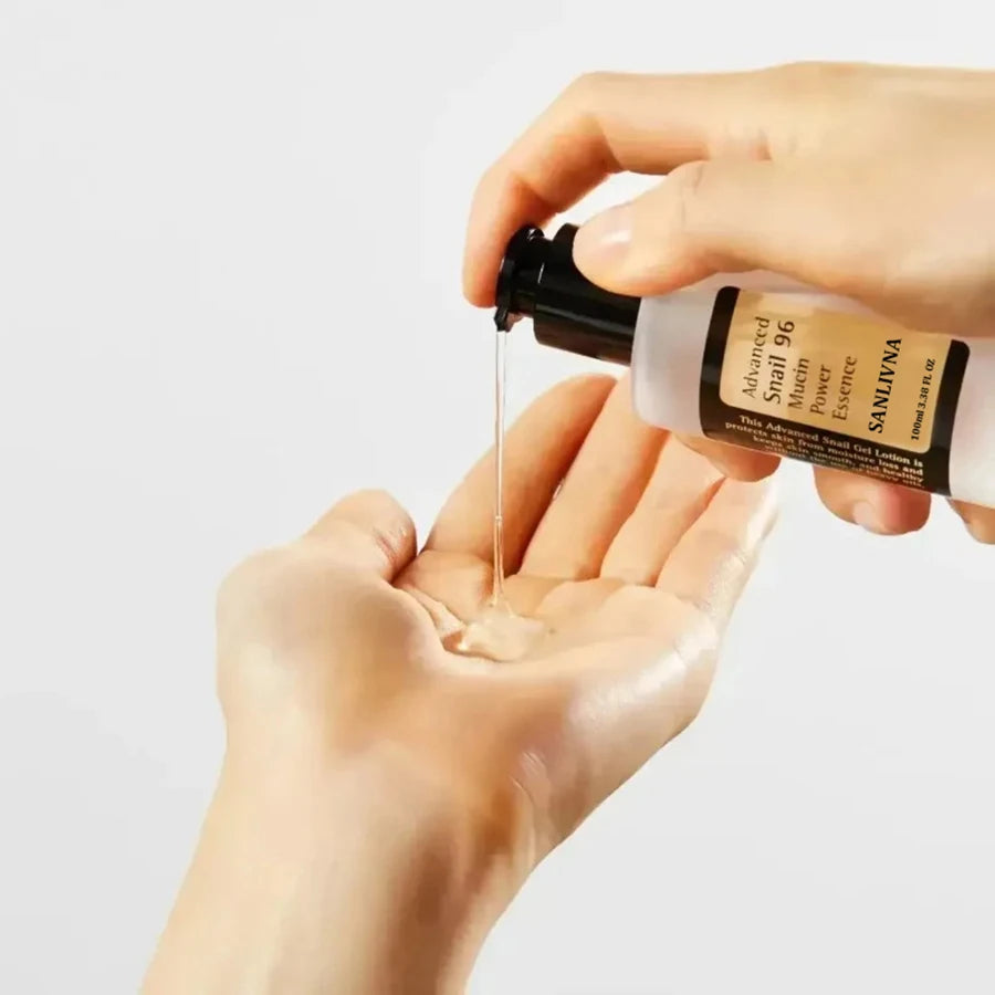 Snail Mucin 96% Repair & Brightening Essence – Anti-Aging, Firming, Hydrating
