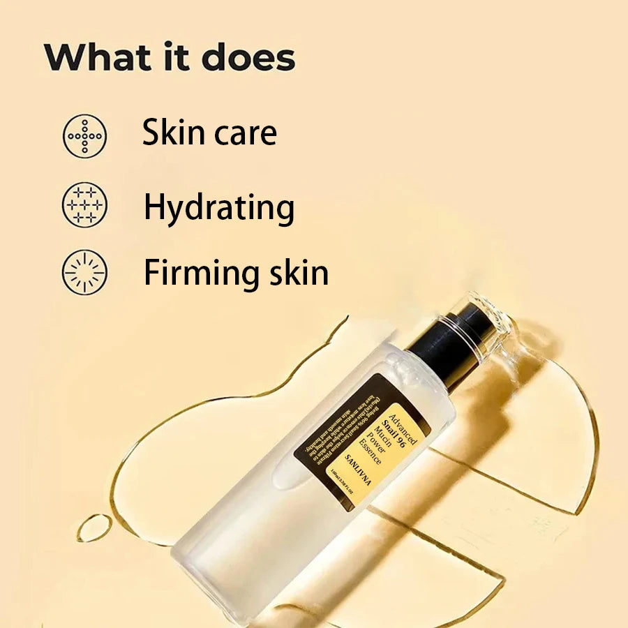 Snail Mucin 96% Repair & Brightening Essence – Anti-Aging, Firming, Hydrating
