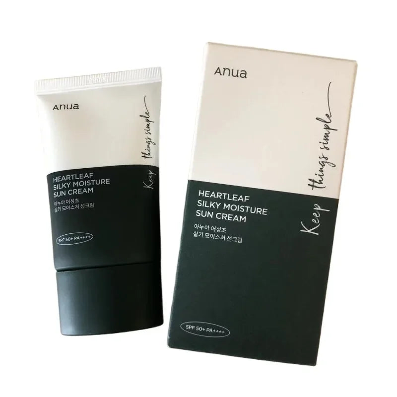 ANUA Heartleaf Silky Moisture Sun cream SPF50+