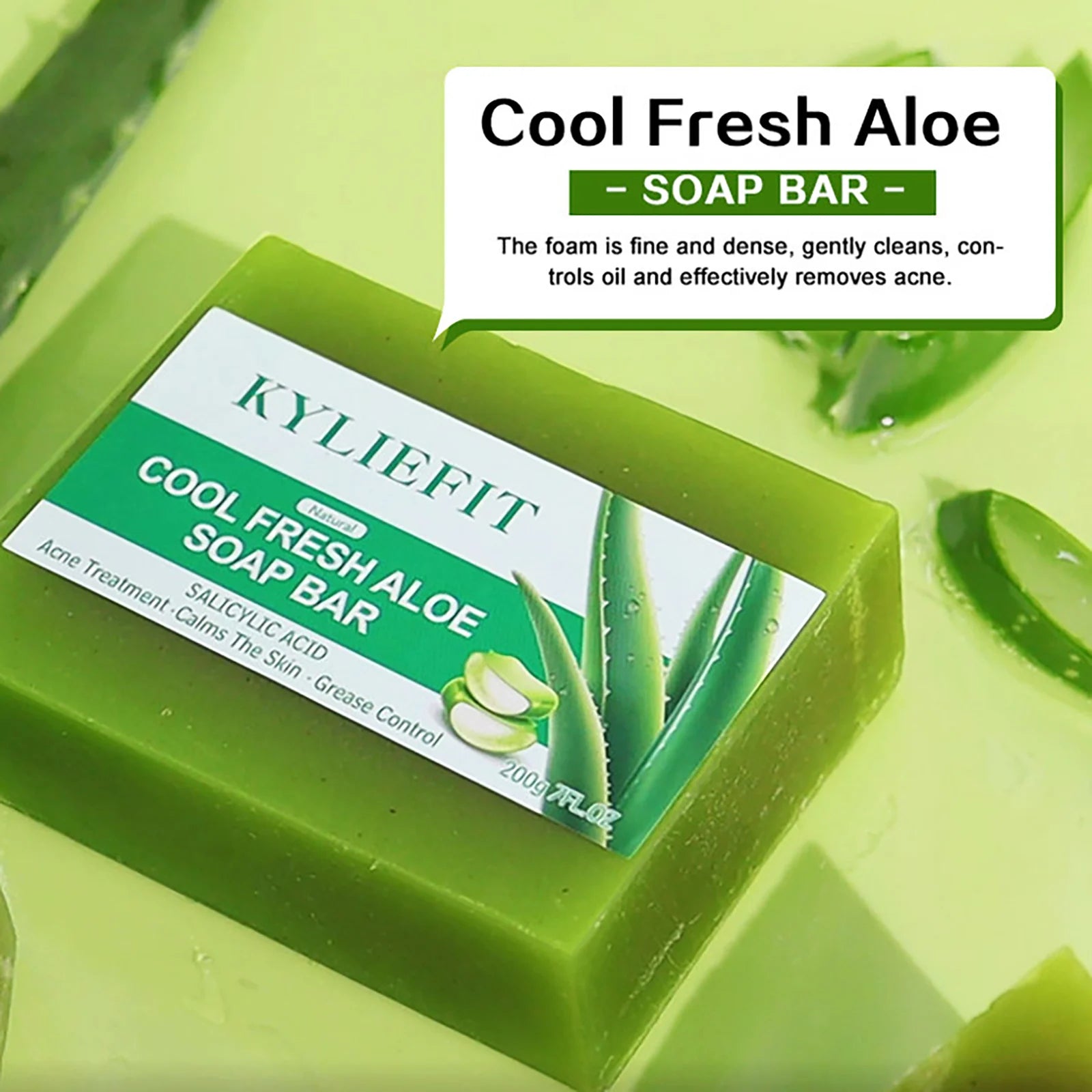 AILKE Aloe Vera Whitening Soap – Brightening & Acne Care