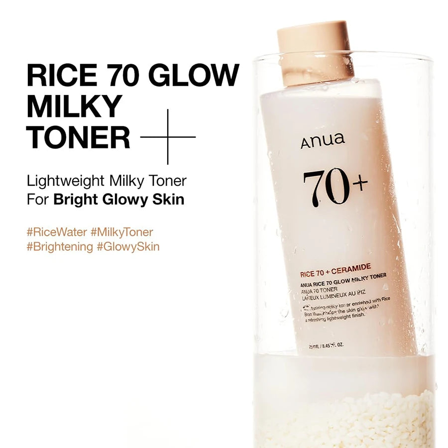 Anua Rice 70 Glow Toner – Hydrating & Brightening