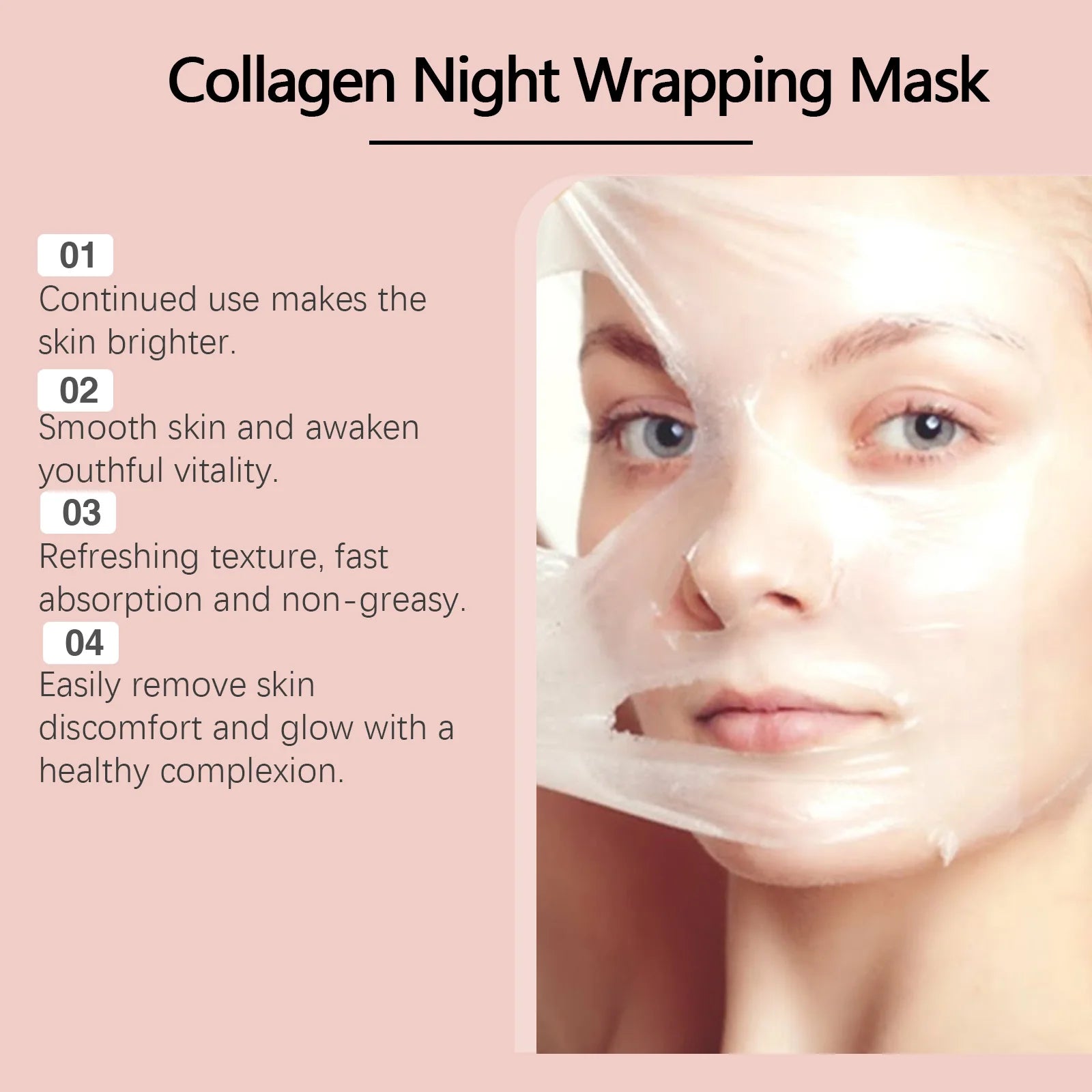 Hydrating Collagen Night Mask for Firm, Glowing Skin
