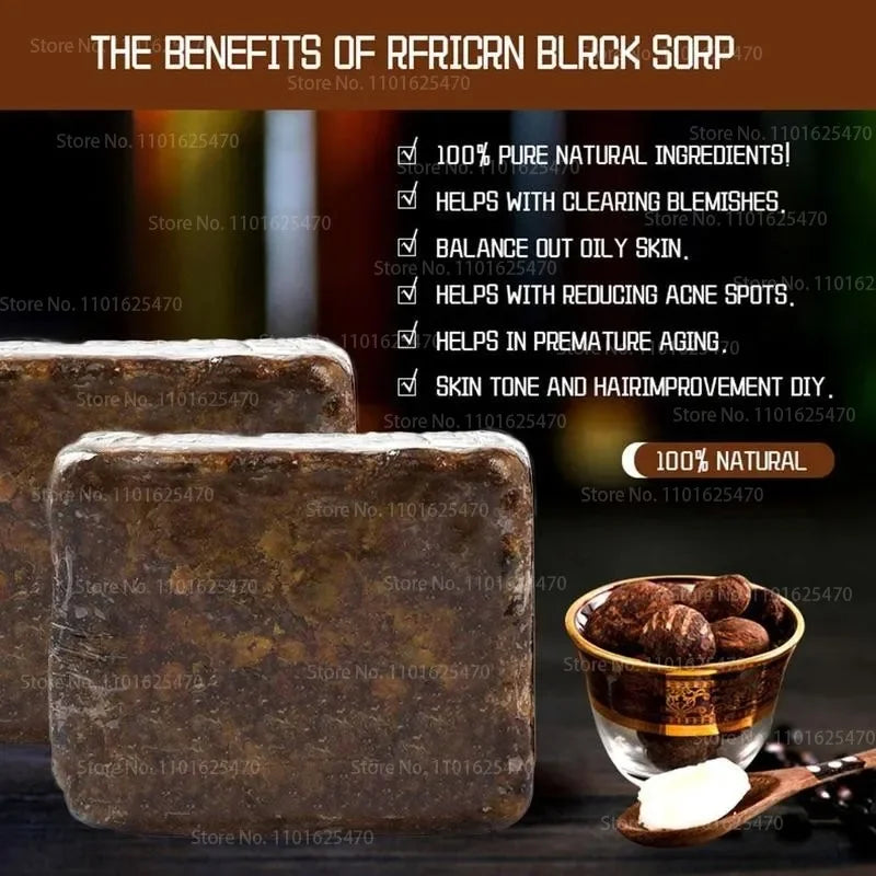 African Black Soap – Natural, Moisturizing & Anti-Aging Care